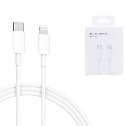 Cavo dati compatibile Type-C/Lightning (Blister - Bianco)