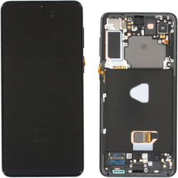 Display LCD Originale Samsung Service Pack S21+ SM-G996B Con frame Bla