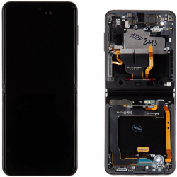 Display Service Pack Samsung F711 (Black Inner - Senza camera - Con fr
