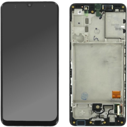 Display LCD Originale Samsung Service Pack A41 SM-A415F Con frame Blac