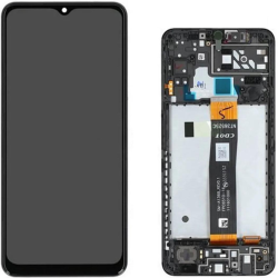 Display Service Pack Samsung A047 (Black - Con frame)