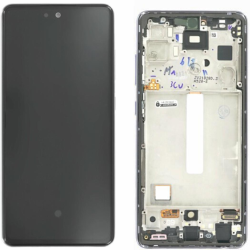 Display Service Pack Samsung A528F (Awesome Black - Con frame)