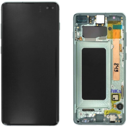 Display LCD Originale Samsung Service Pack S10+ SM-G975F Con frame Gre