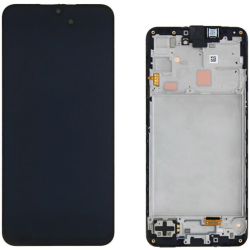 Display Service Pack Samsung A165F (Black - Con frame)