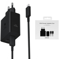 Kit Alimentatore 50W + Cavo dati (Blister - 2x Type-C/Type-C - Nero)