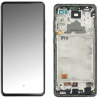 Display Service Pack Samsung A725F/A726F (Awesome Black - Con frame)